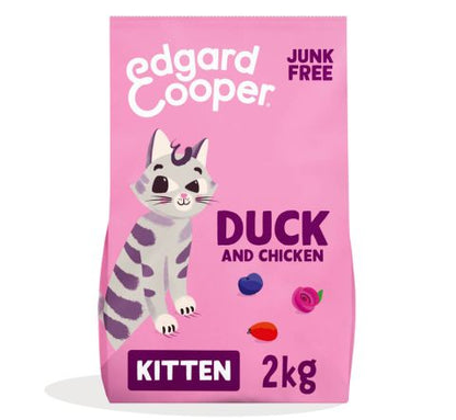 Edgard & Cooper - Kitten Fresh Free-Run Duck and Free-Range Chicken with blueberries, roseflowers and rosehip - Dierenshop Lady
