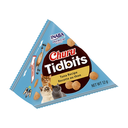 INABA Churu Tidbits Kattensnack - Tonijn Recept (3 stuks) - Dierenshop Lady
