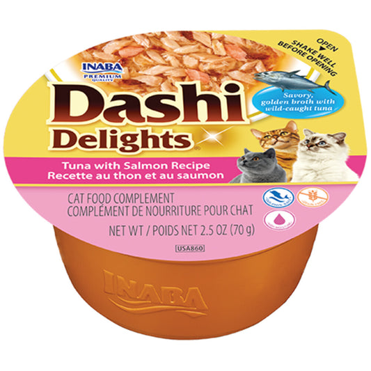 INABA Dashi Delights Cat Tuna with Salmon Recipe