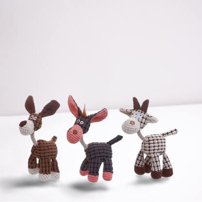 Speelmaatje Gigi – Stevig Touwspeeltje met Pieper (29x20 cm)