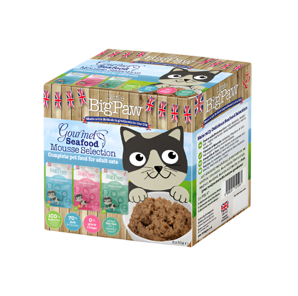 Little Big Paw - Gourmet Multipack Seafood Mousse - Dierenshop Lady
