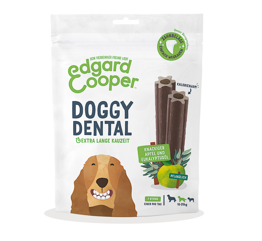 Edgard & Cooper - Doggy Dental Apple & Eucalyptus - Dierenshop Lady