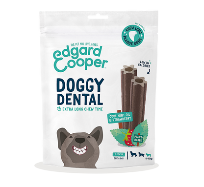 Edgard & Cooper - Doggy Dental Strawberry & Mint - Dierenshop Lady