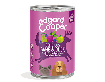 Edgard & Cooper - Game & Duck with beetroot, cranberry & pear - Dierenshop Lady
