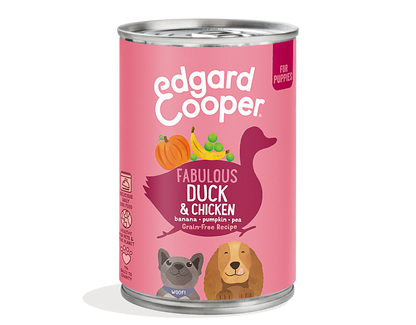 Edgard & Cooper - Puppy Duck & Chicken with banana, mango & pea