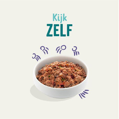 Edgard & Cooper - Beef with beetroot, broccoli & pear - Dierenshop Lady