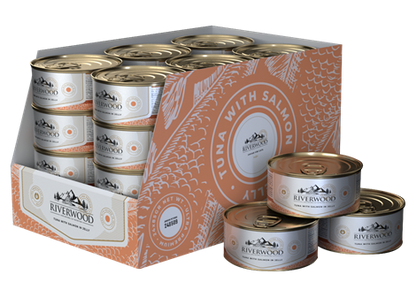 Riverwood - Tuna with Salmon in Jelly - Dierenshop Lady