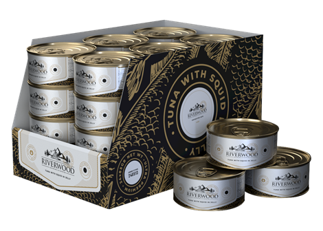 Riverwood - Tuna with Squid in Jelly - Dierenshop Lady