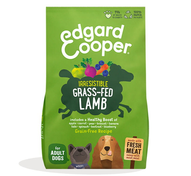 Edgard & Cooper - Adult Fresh Grass-Fed Lamb with apple, carrot, beetroot & blueberry - Dierenshop Lady