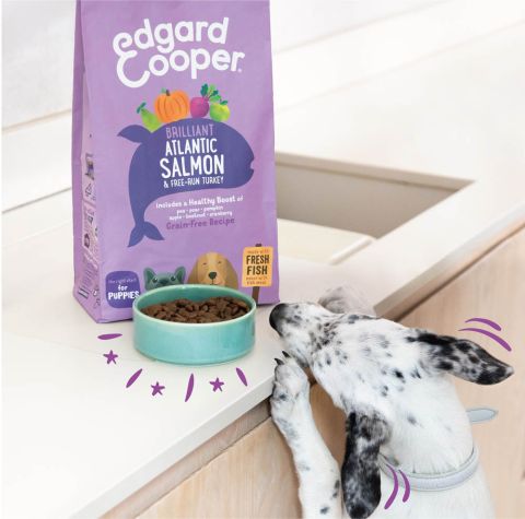 Edgard & Cooper - Puppy Fresh Atlantic Salmon & Free-run Turkey with pear, pumpkin, and apple - Dierenshop Lady
