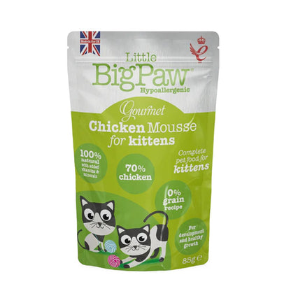 Little Big Paw - Kittens Gourmet Chicken Mousse - Dierenshop Lady