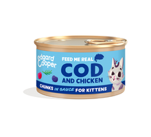 Edgard & Cooper - Kittens MSC cod and free-run chicken chunks in sauce - Dierenshop Lady